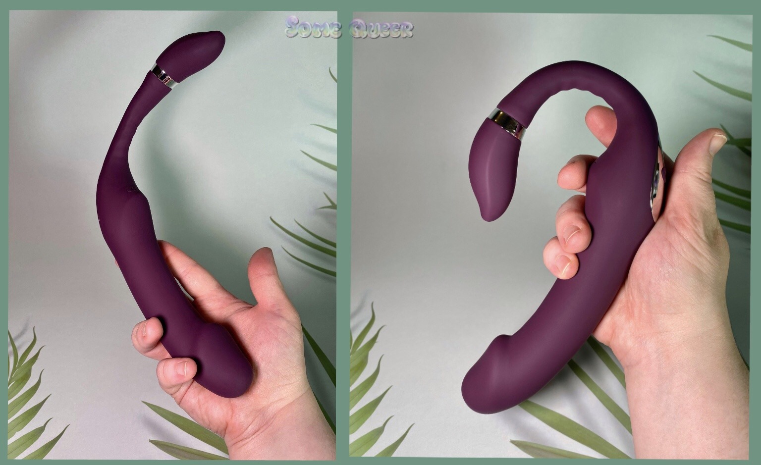 Eggplant Vibrator Strapless Strap-on or Dual-Stimulator Review